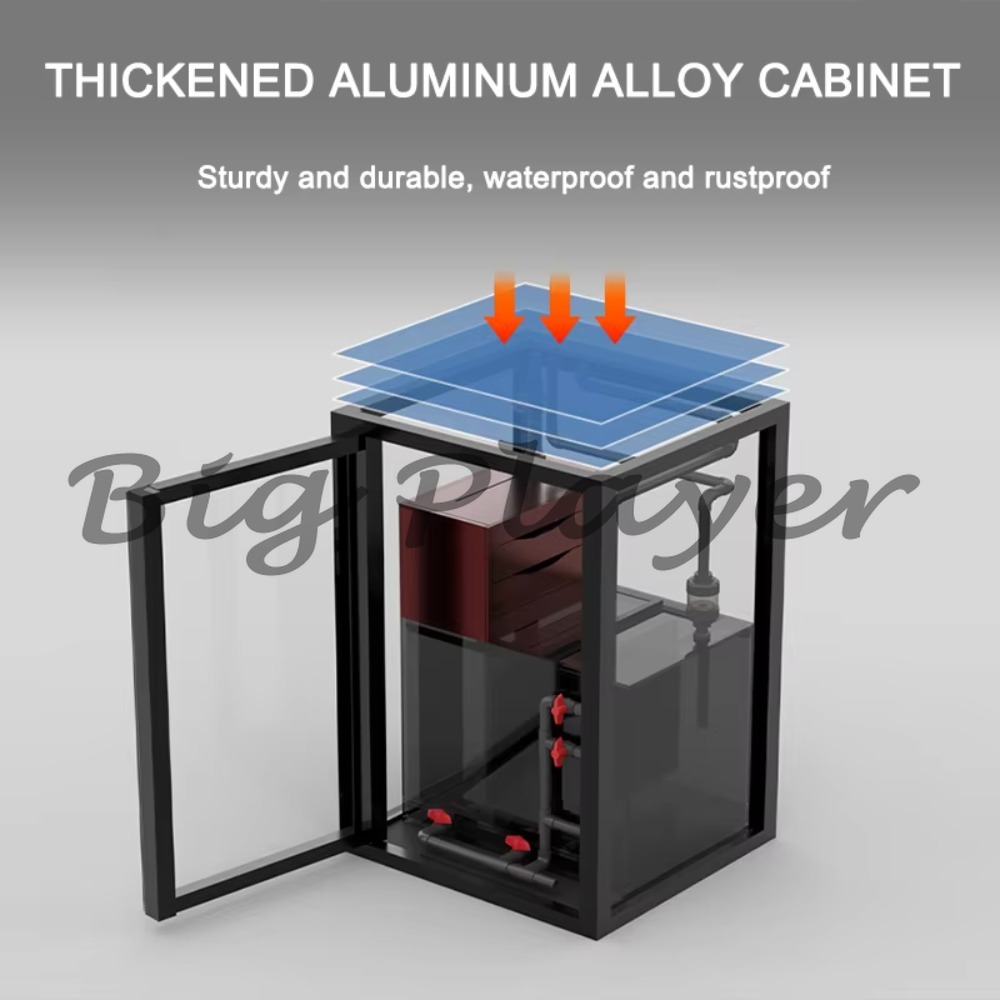 Aquarium Marine Salt - Szklane Mini Akwarium Morskie na Słoną