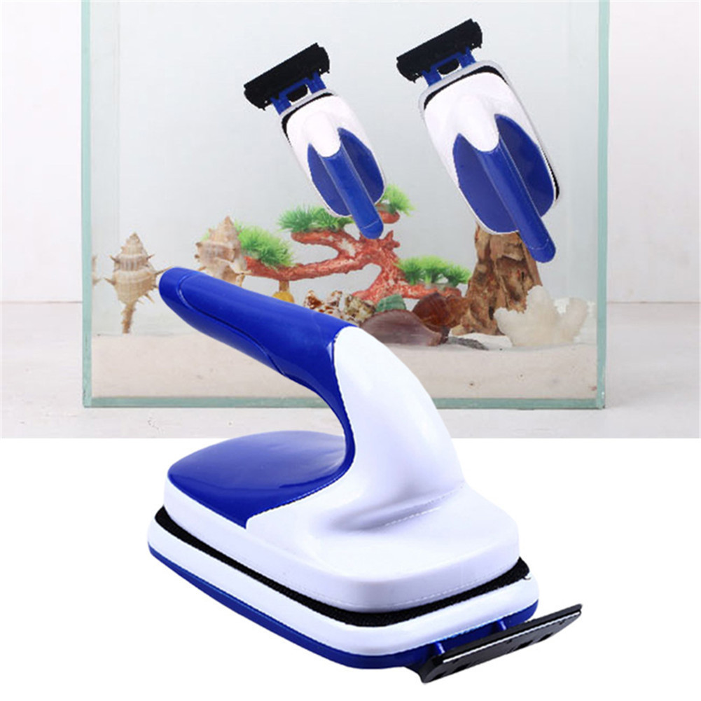 Marine Aquarium Glass Scraper - Akwarium Praktyczna pływająca szczotka magnetyczna Zbiornik