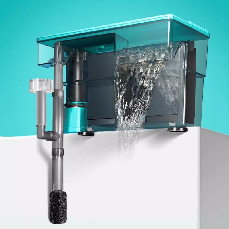 Protein Skimmer Hang On - Zewnętrzny filtr do akwarium z wodospadem,