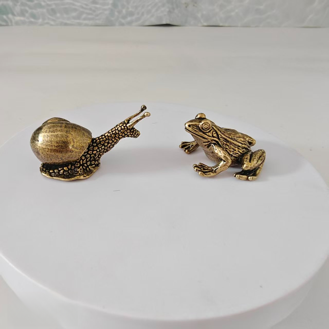 Marine Aquarium Mini - 2 sztuki mosiężnych mini ozdób w