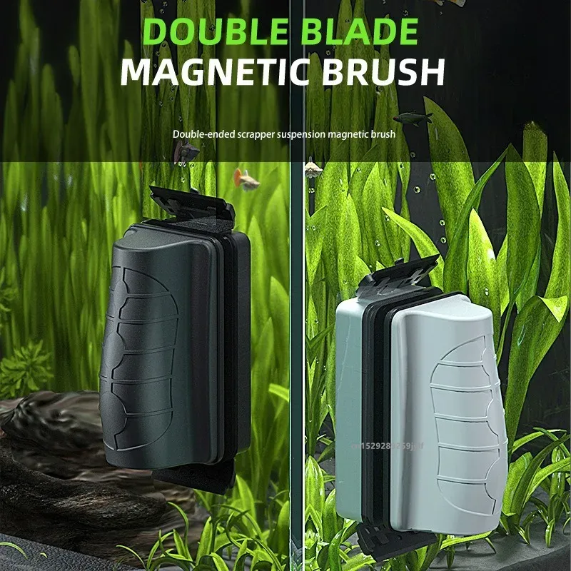 Marine Aquarium Glass Scraper - Małe magnetyczne szczoteczki do akwarium, skrobak