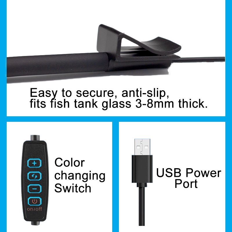 Lampa LED do akwarium USB, ośw – Marine Aquarium Mini recenzja i cena