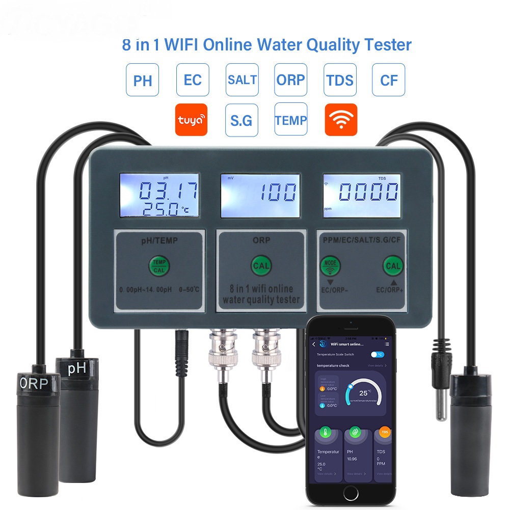 Tuya WiFi Digital PH ORP TDS E – Aquarium Marine Salt recenzja i cena