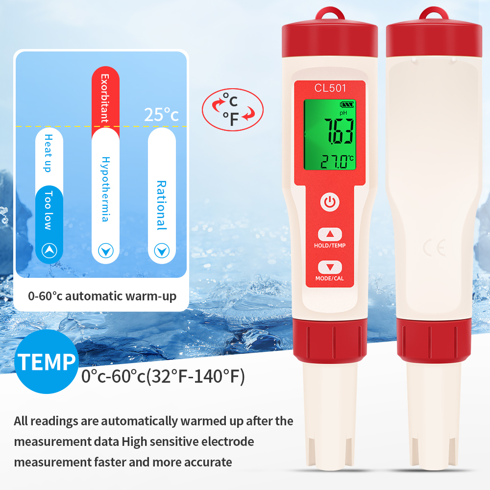 PH/CL2/H2/ORP/miernik temperat – Marine Test Kit recenzja i cena