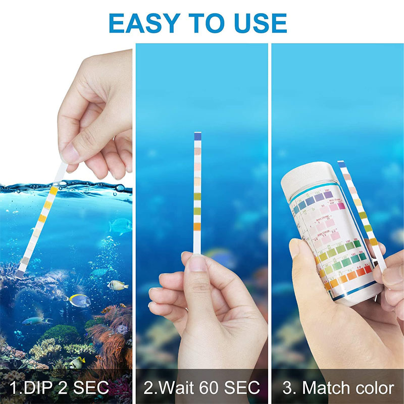 7-IN-1 akwarium paski testowe  – Marine Test Kit recenzja i cena