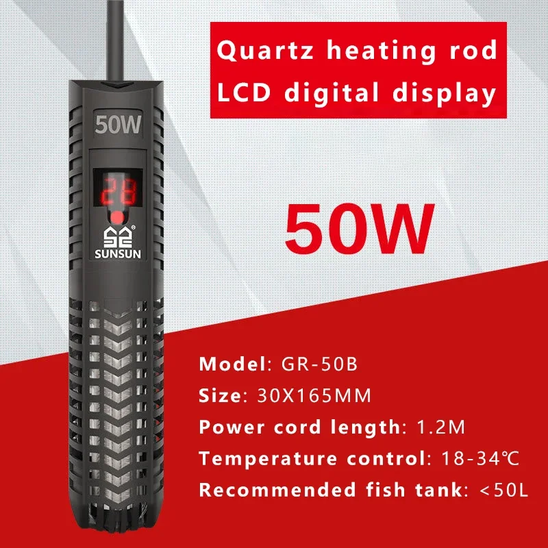 Sunsun cyfrowy wyświetlacz LCD – Aquarium Blue Marine Reef 60 recenzja i cena