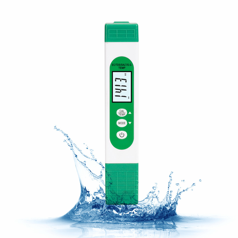 5 w 1 TDS EC SALT S.G TEMP Tes – Aquarium Marine Salt recenzja i cena