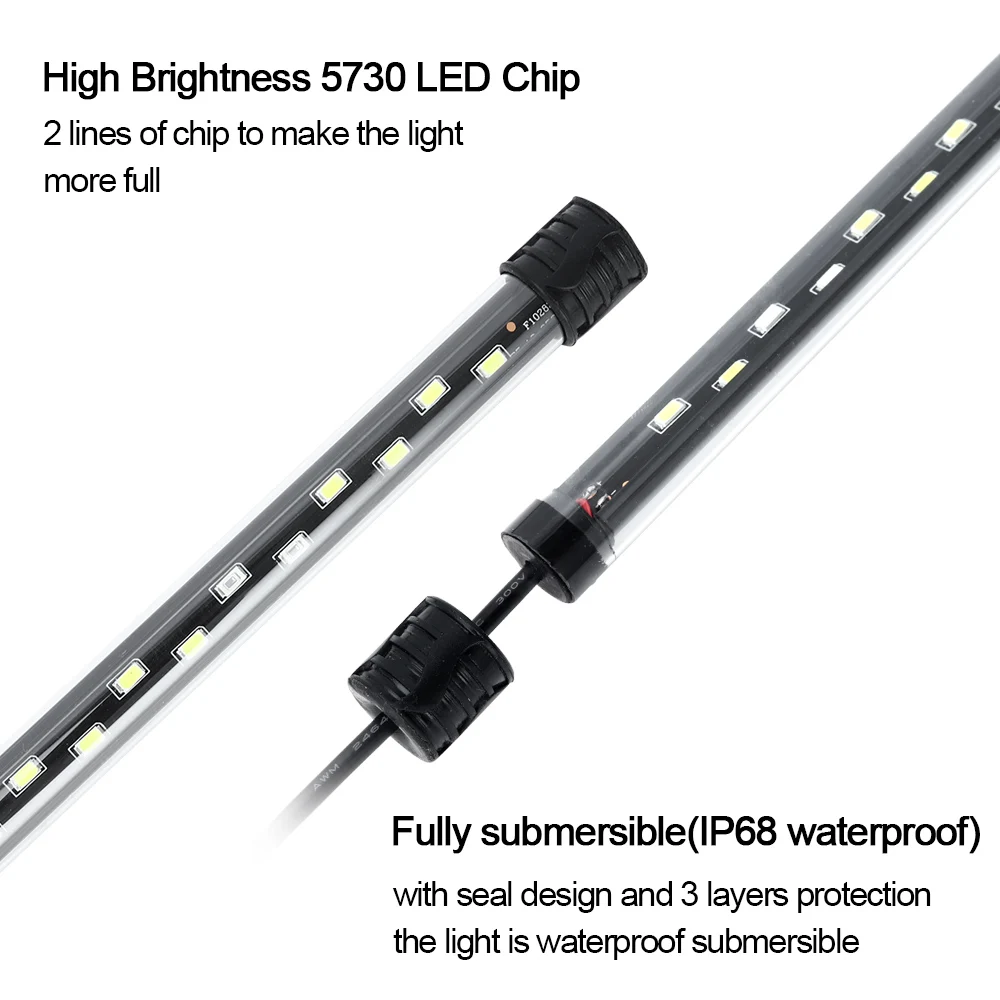 58CM oświetlenie do akwarium L – Marine Aquarium Lamp recenzja i cena