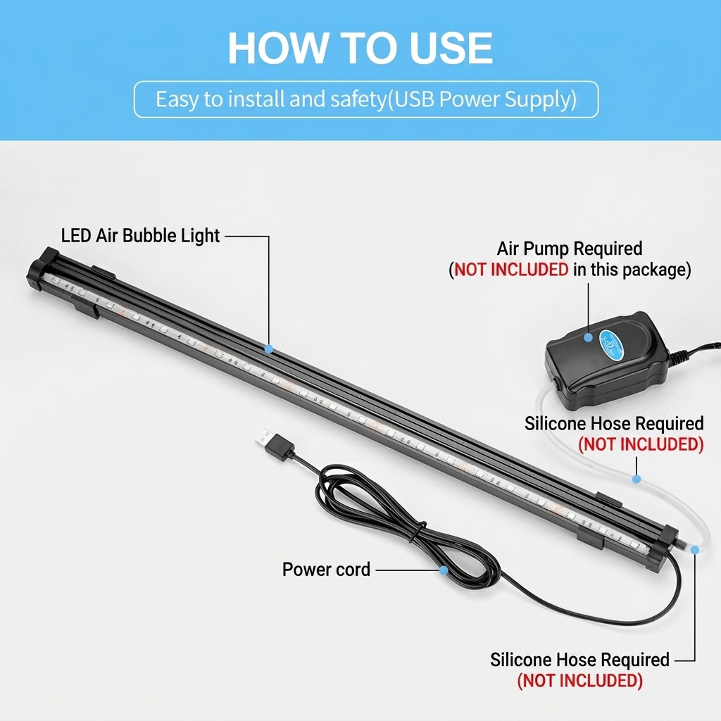 USB LED Lampa do Akwarium z Ef – Marine Aquarium Lamp recenzja i cena